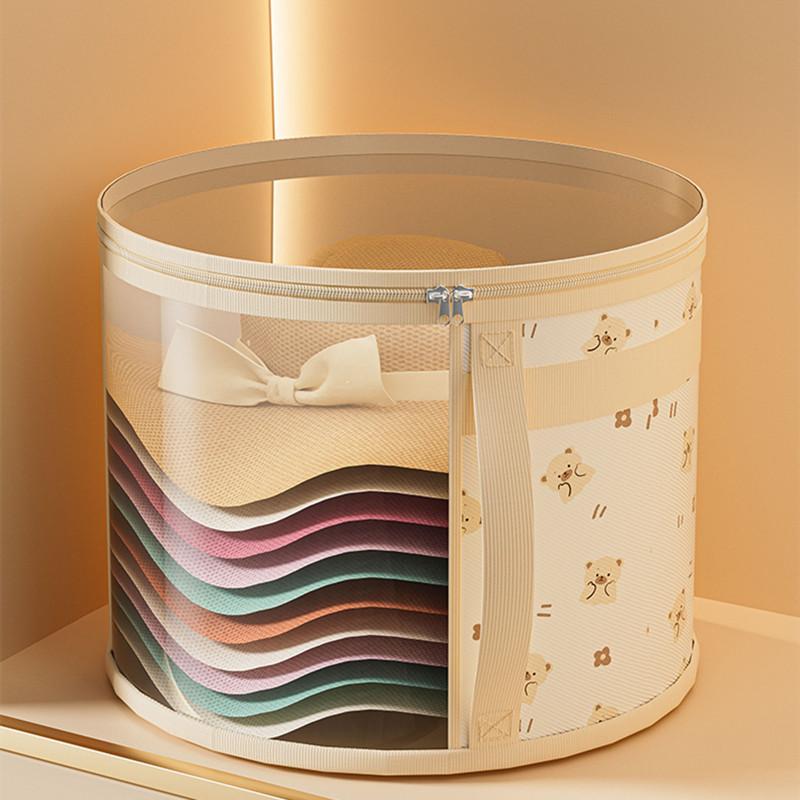 Hat Box Convenient Round Travel Hat Box Organizer Wear-Resistant Storage Organizer Organizador