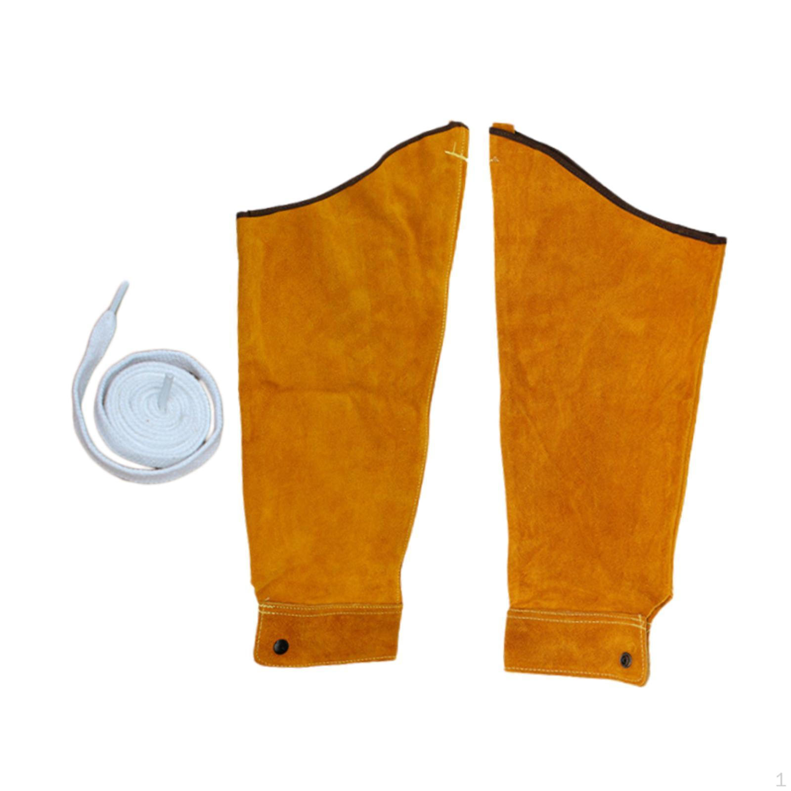 

2 шт. в упаковке, нарукавники из искусственной кожи для работы на открытом воздухе и сварочных работ Style B