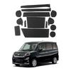 SHAOHAO Suzuki Solio Rubber Interior Rubber Mat for Suzuki Solio Easy and Popular Suzuki Solio Accessory Black MA27S/MA37S Mat, MA27S/MA37S, Non-Slip,