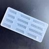 Resin Shaker Filling Mold,Silicone Letter Mold Epoxy Resin Mold Filler Quicksand Casting Filling Mold for Jewelry Making