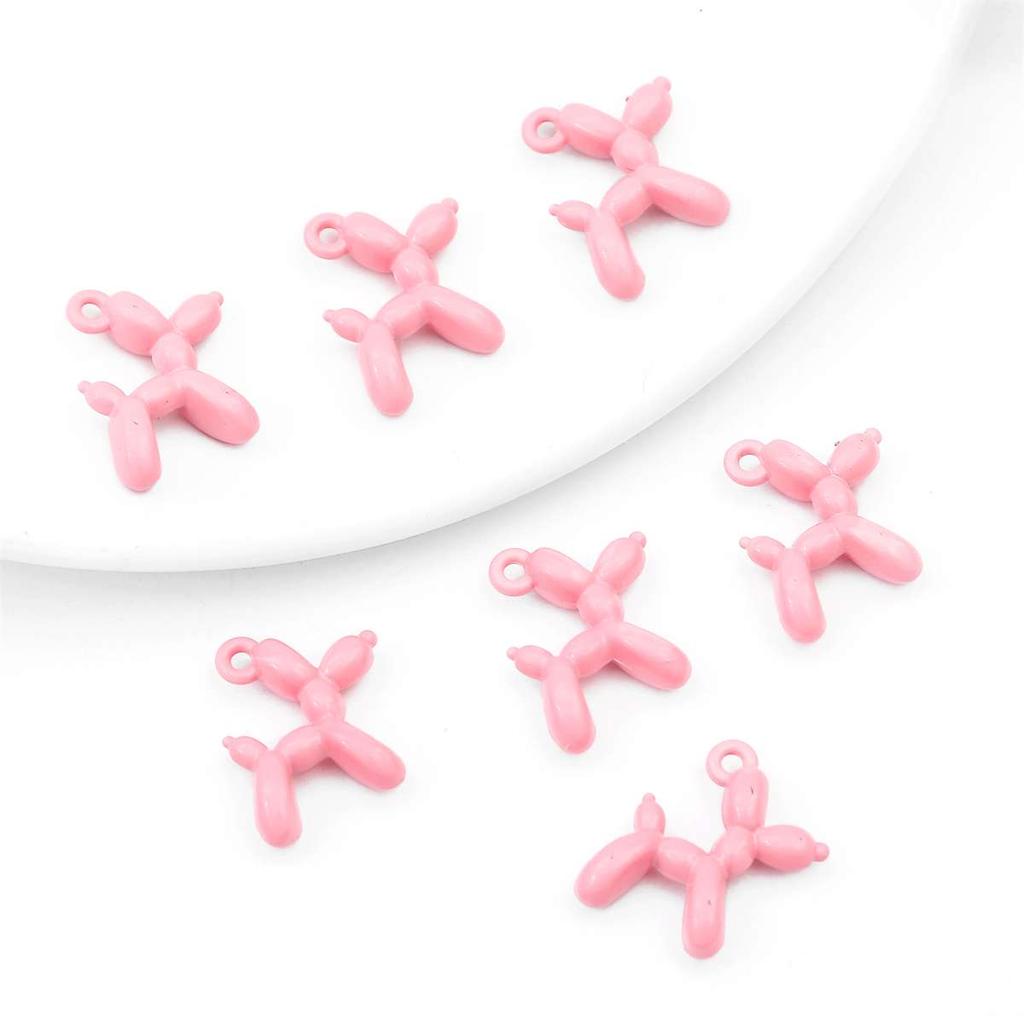 4-10Pcs Alloy Drop Oil Enamel Charms Multicolor Puppy Dog Pendant For Jewelry Making DIY Necklace Bracelet Earrings Crafts Findings