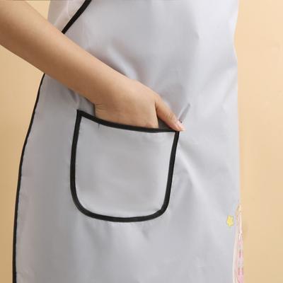 Waterproof Kitchen Aprons Cartoon Antifouling Cooking Baking Aprons Household Cleaning Tool Work Apron Restaurant Coffee House