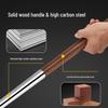 Zhishi Stainless Steel Cooking Spatula with Long Wooden Handle