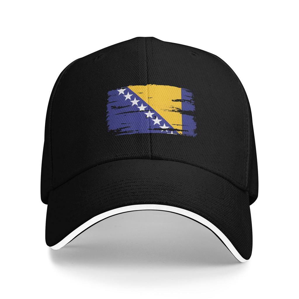 Bosnia Flag Symbol Casual Baseball Cap Outdoor Sport Hip Hop Hats Summer Hot Sale Unisex Unisex Vintage Baseball Caps