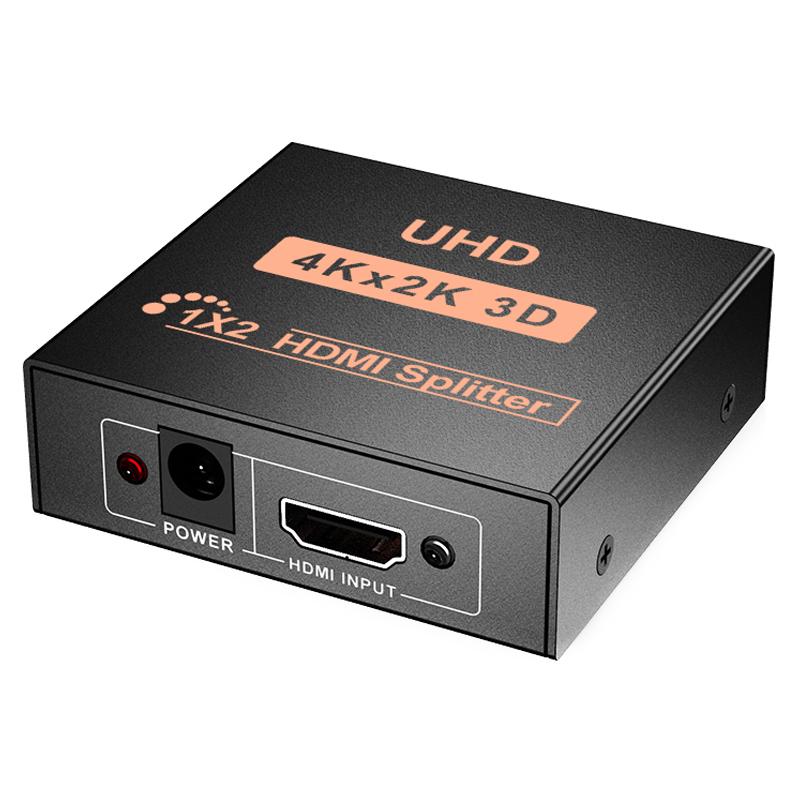 

1 In 2 Out 4K Splitter UHD 3D HDMI Video Converter HD 1X2 1080P Switcher for PC DVD PS3 Xbox A