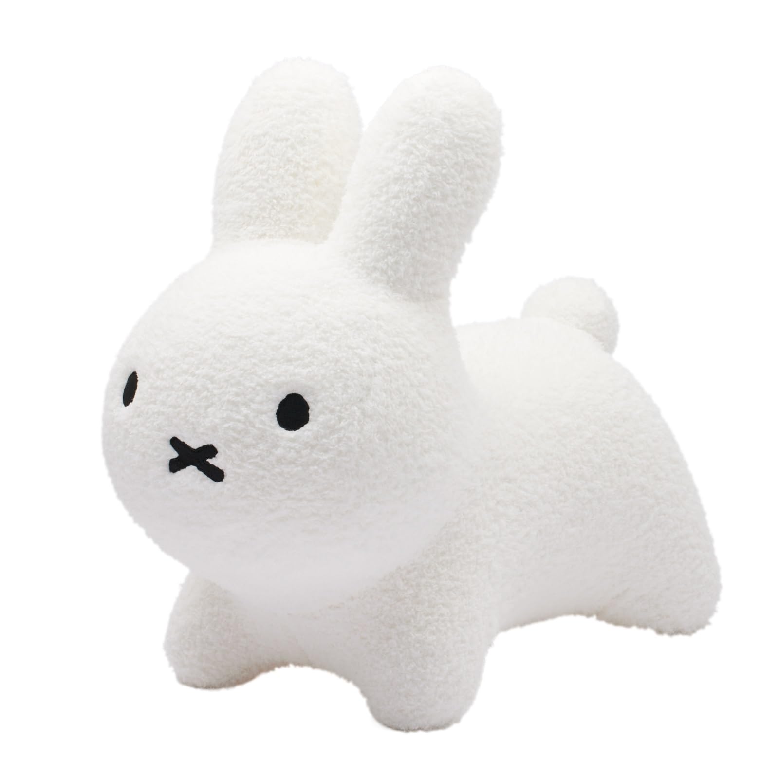 Ides Bruna Bonbon Fuwamoko Rabbit White Plush Balloon Toy for Ages Indoor Playground Toy for Birthday Includes Air Pump [Official] Ride-on 3+, белый