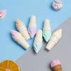 6pcs Mini Ice Cream Cone Highlighter Pens - Cute Fluorescent Markers In Pastel Colors for Note-Taking and Journaling