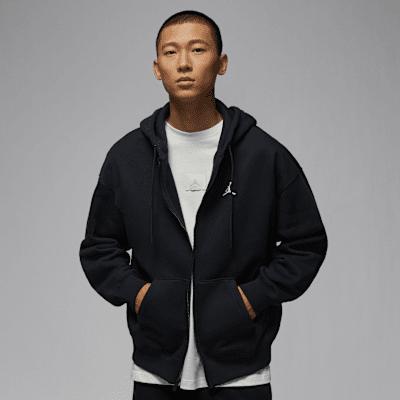 Jordan Brooklyn Fleece SS25 Sweatshirt Men's Black Sail White