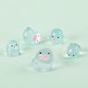 5pcs Cute Mini Clear Water Luminous Resin Craft Miniature Charm Tiny Bonsai Microlandscape Bead Garden Decoration Accessories