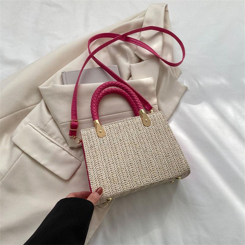 Trendy Woven Square Handbag For Women In Multiple Colors Perfect For Everyday Outfits