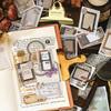 50Pcs Aesthetic Vintage Collage Stickers Book Retro Decorative Paper Stickers For DIY Scrapbooking Journal