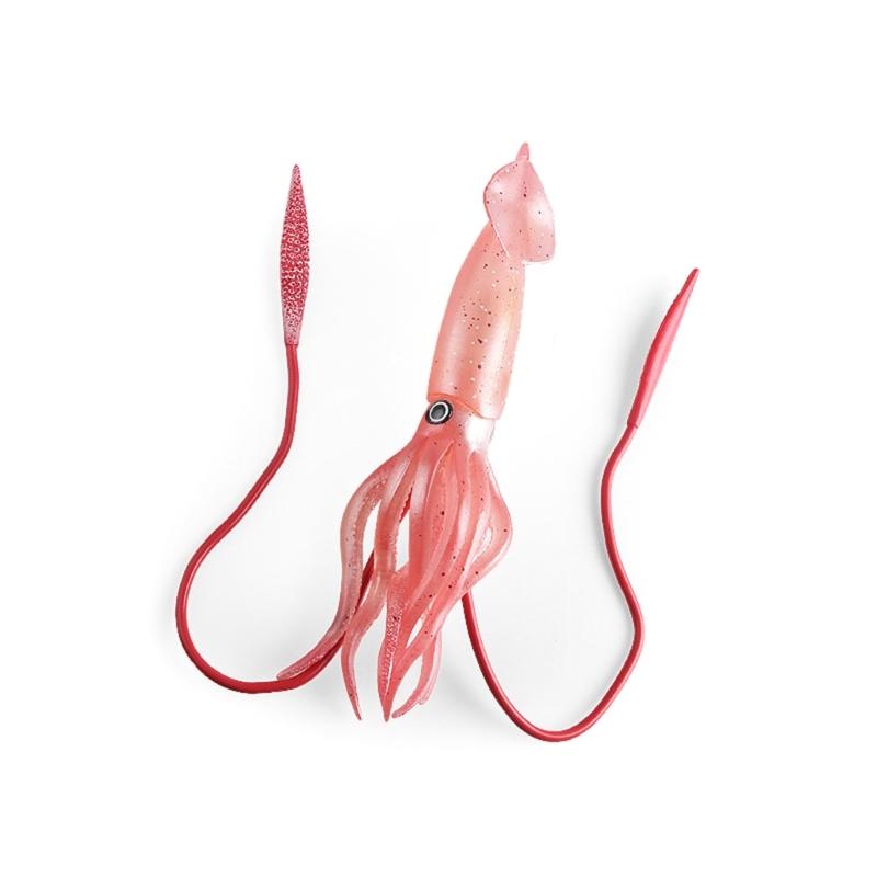 

Pink Cuttlefish Sea Creature Toy Perfect for Pretend Play Hand Painted Cuttlefish Figurine Sea Creature 1