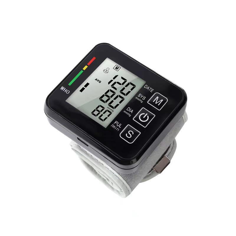 Smart Wrist Blood Pressure Monitor - Electronic Home Measuring Device