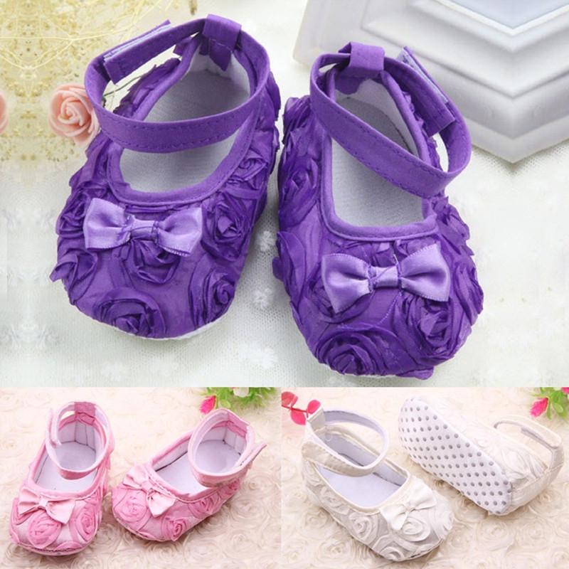 Buy Infant Baby Girls Shoes Cotton Kids Shoes Rose Flower Child Shoes