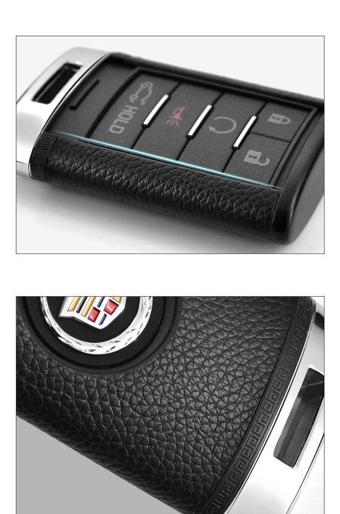 ONTTO Cadillac Smart Key Case Key Cover Stylish Touch Key Holder for Cadillac Escalade