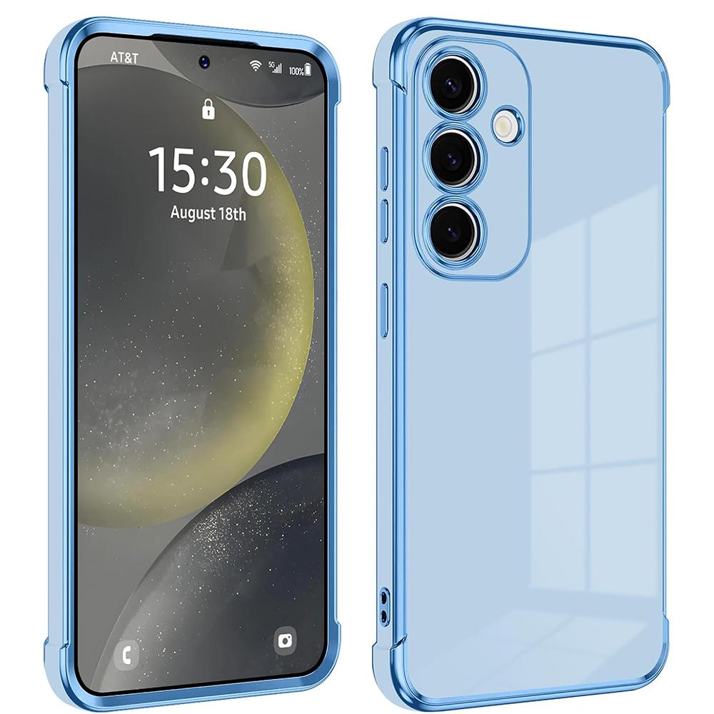 

Роскошный глянцевый чехол для Samsung Galaxy S25 S24 S23 S21 Fe S22 Ultra Plus, силиконовый мягкий чехол цвета конфет, ударопрочный, тонкий S23