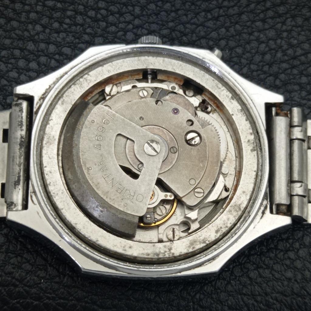 USED VINTAGE ORIENT AUTOMATIC 46961 JAPAN MENS ORIGINAL DIAL WATCH A702265-5 R123-a702265