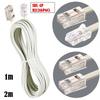 1/2m RJ12 (6P6C)/SDL 4P Stecker auf Stecker Datenkabel Gerade Verdrahtung Pinbelegung Telefonhörer Sprach-Erweiterungskabel