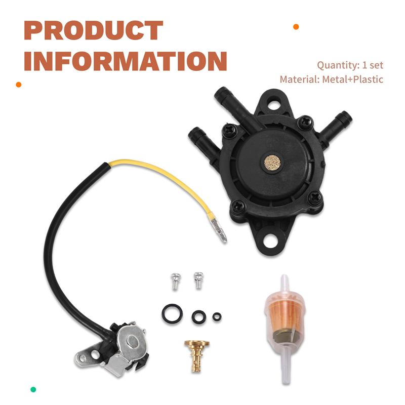 Durable-Fuel Solenoid Replacement Kit For Kohler Models 24-757-01-S 2475701S CH18-CH25 CH620-CH740 CV20 CV640