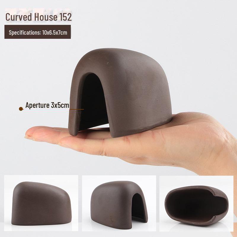 Purple Sand Ceramic Fish Tank Decor - Large, Medium & Small Rock Tiles