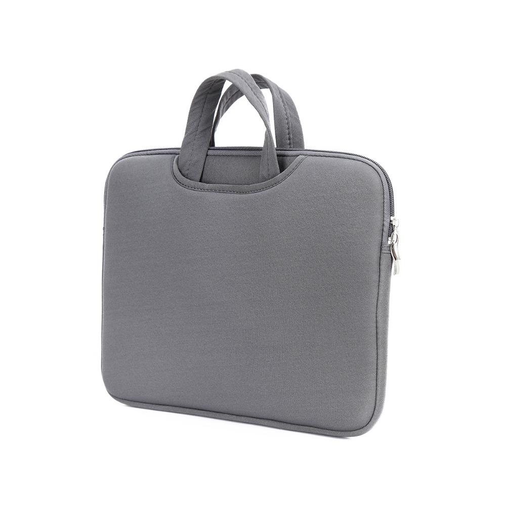 

Водонепроницаемый чехол для ноутбука с ручкой, чехол для ноутбука, простые портативные сумки для ноутбука, деловой портфель 15.6inch серый