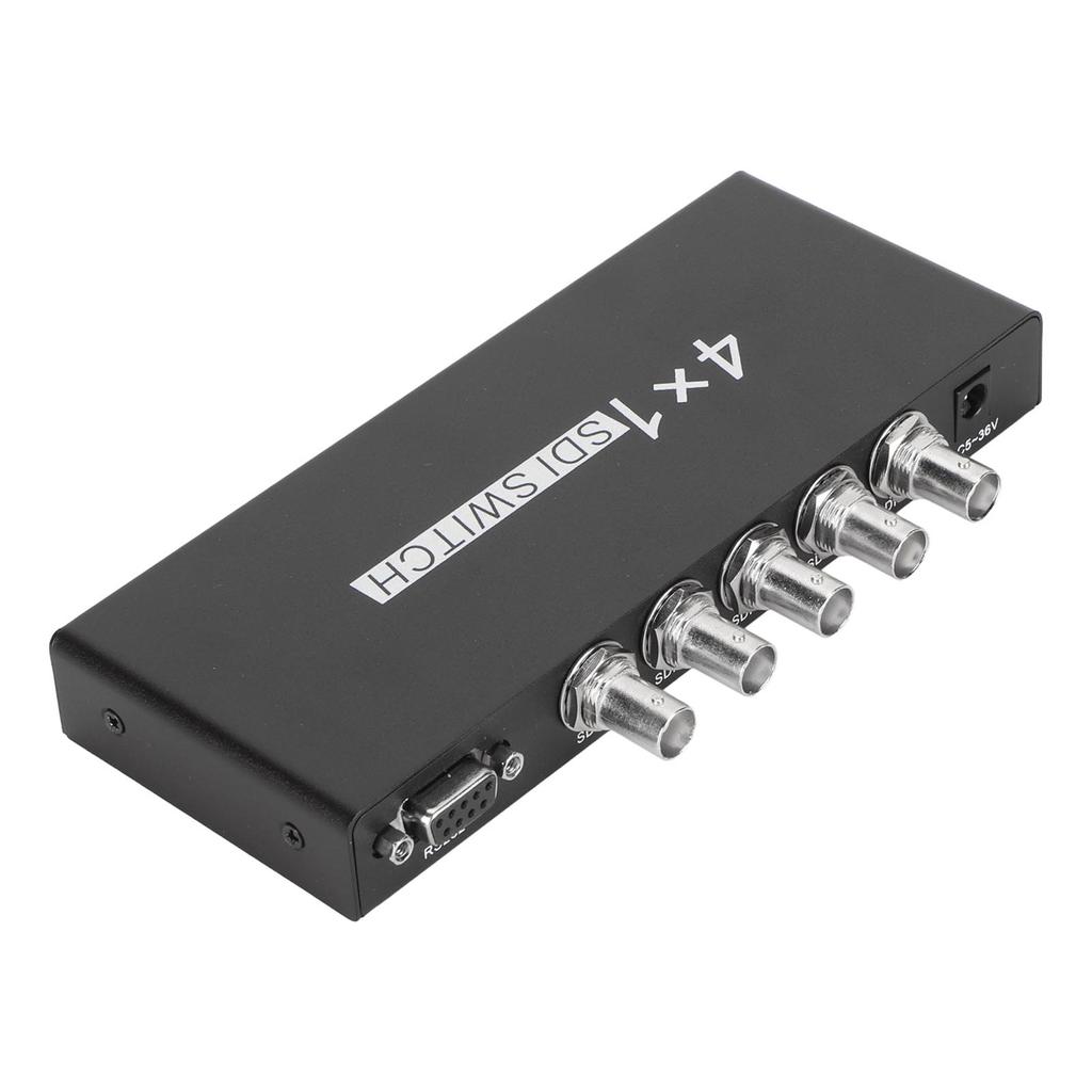 Switcher SDI 4x1 4 wejścia 1 wyjście Rozdzielczość 1080P Switcher SDI 3G HD SD Switcher SDI z pilotem