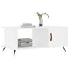 VidaXL Table basse blanc 90x50x40 cm bois d'ingénierie 829460