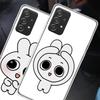 Cute Cartoon K-Kkamang Phone Case for Samsung A54 A57 A37 A17 A14 A15 A12 A24 A34 A55 A35 A25 A52S A07 A05S A04S A22 A32 A72 Gal