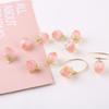 3D Strawberry Pendant Strawberry Pendant DIY Jewelry Accessories DIY Earring Jewelry Making