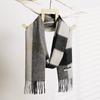 Jeibanseukeullaesig 100% Wool Two-Tone Mix Wool Muffler 2 (C2104-Am092_Gr)