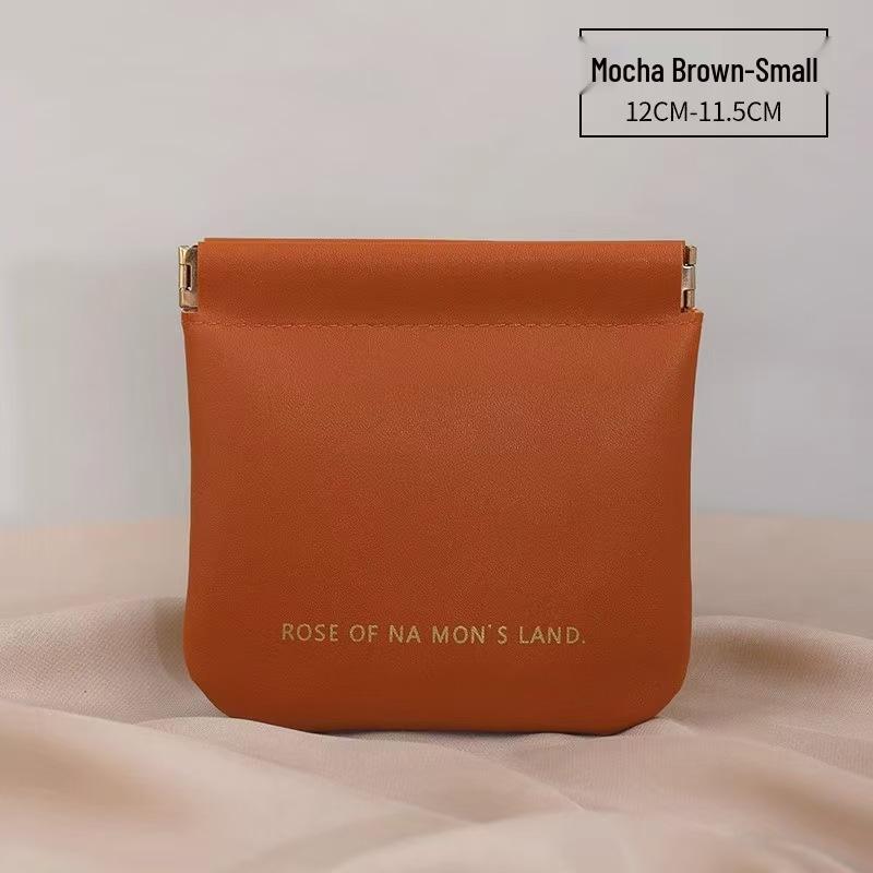 Compact Snap Closure Cosmetic Storage Bag