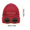 Men's and Women's Windshield and Cashmere Ski Hat Knitted Warm Woolen Hat