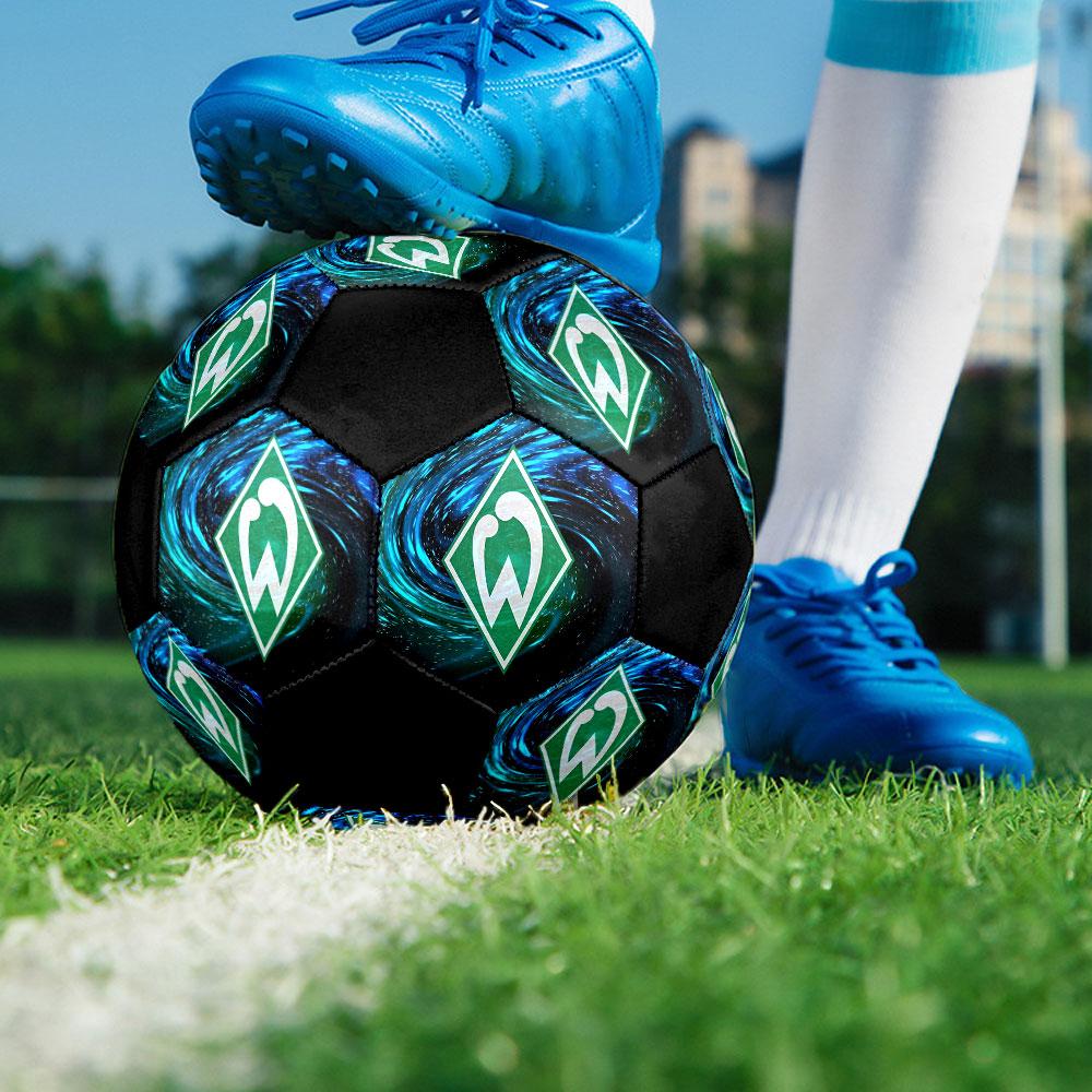 Balón de Fútbol SV Werder Bremen Talla 5 Colorido Cosido a Máquina PVC Listo para Competición Duradero Alto Rebote