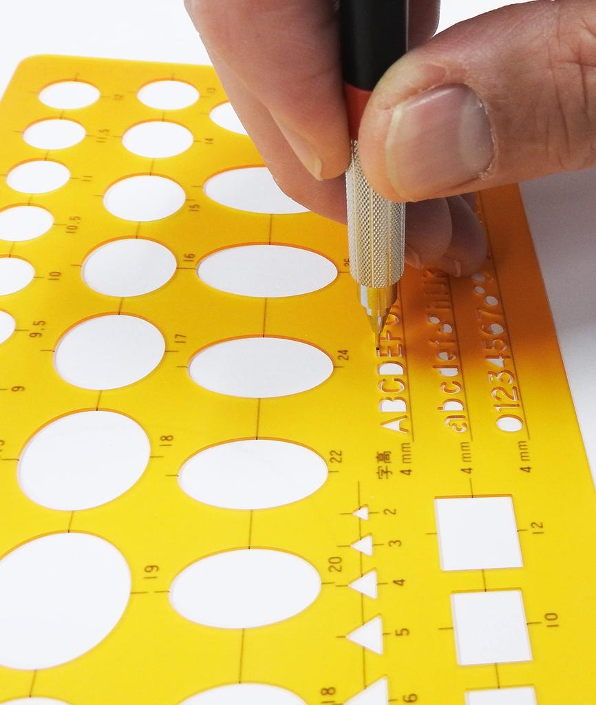 Uchida Template 421 Electrical Symbol Ruler No. 012-0004