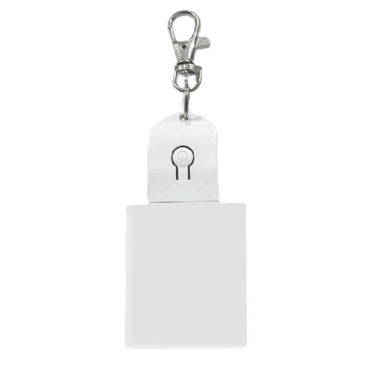 

Hot Transfer Keychain Sublimation Blank LED Acrylic Keychain for Custom Printing 1