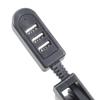 USB2.0 Expander Cable 3 Port Charging And Data Transfer Hubs Retractable Design For PC And Mobile Devices