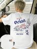 Orion Beerstyle Logo Print White Shortsleeve Tshirt Mens Casual Fashionable Wear