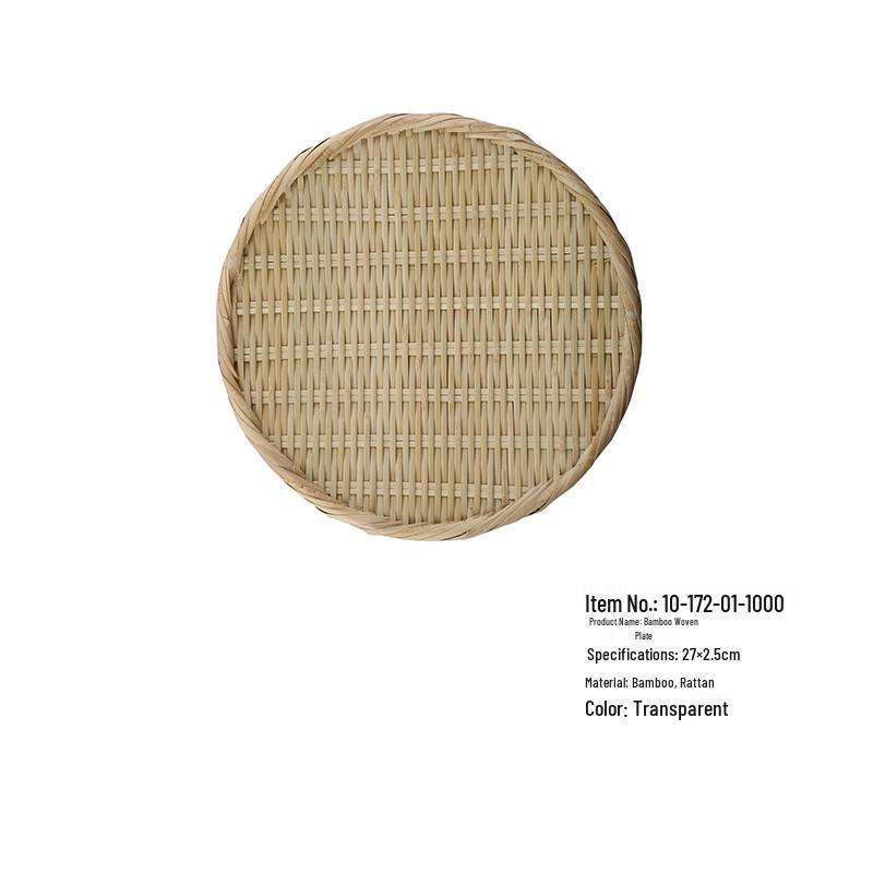 Handcrafted Traditional Bamboo Serving Tray