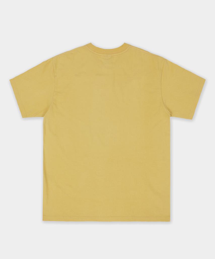 CAMEL WORK Flag Logo Short Sleeve T-Shirt (Mustard)