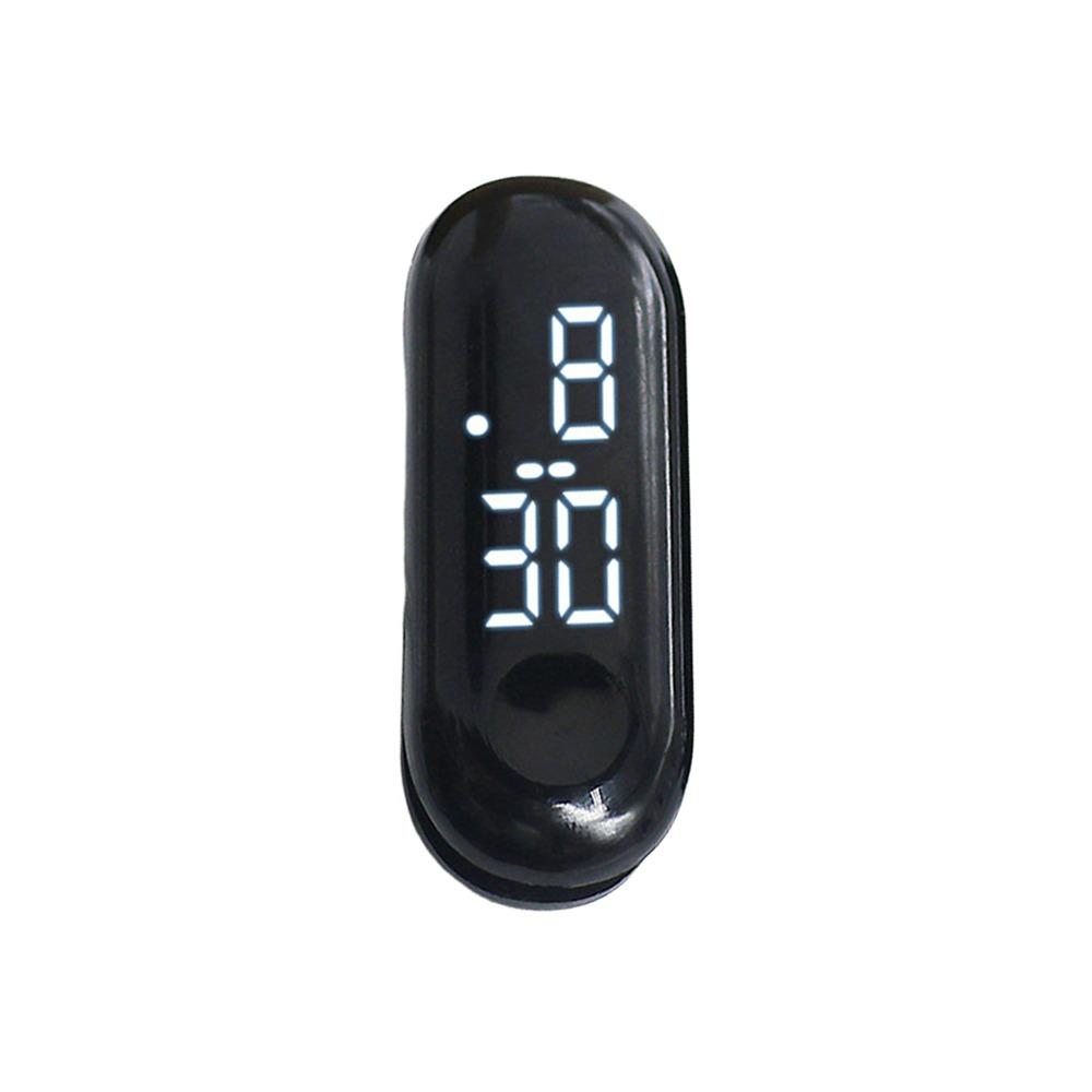 Luminous Digital Time Display Anti-Glare Waterproof Onboard Clock Universal LED Display Electric Vehicle Clock Vehicle Accessory