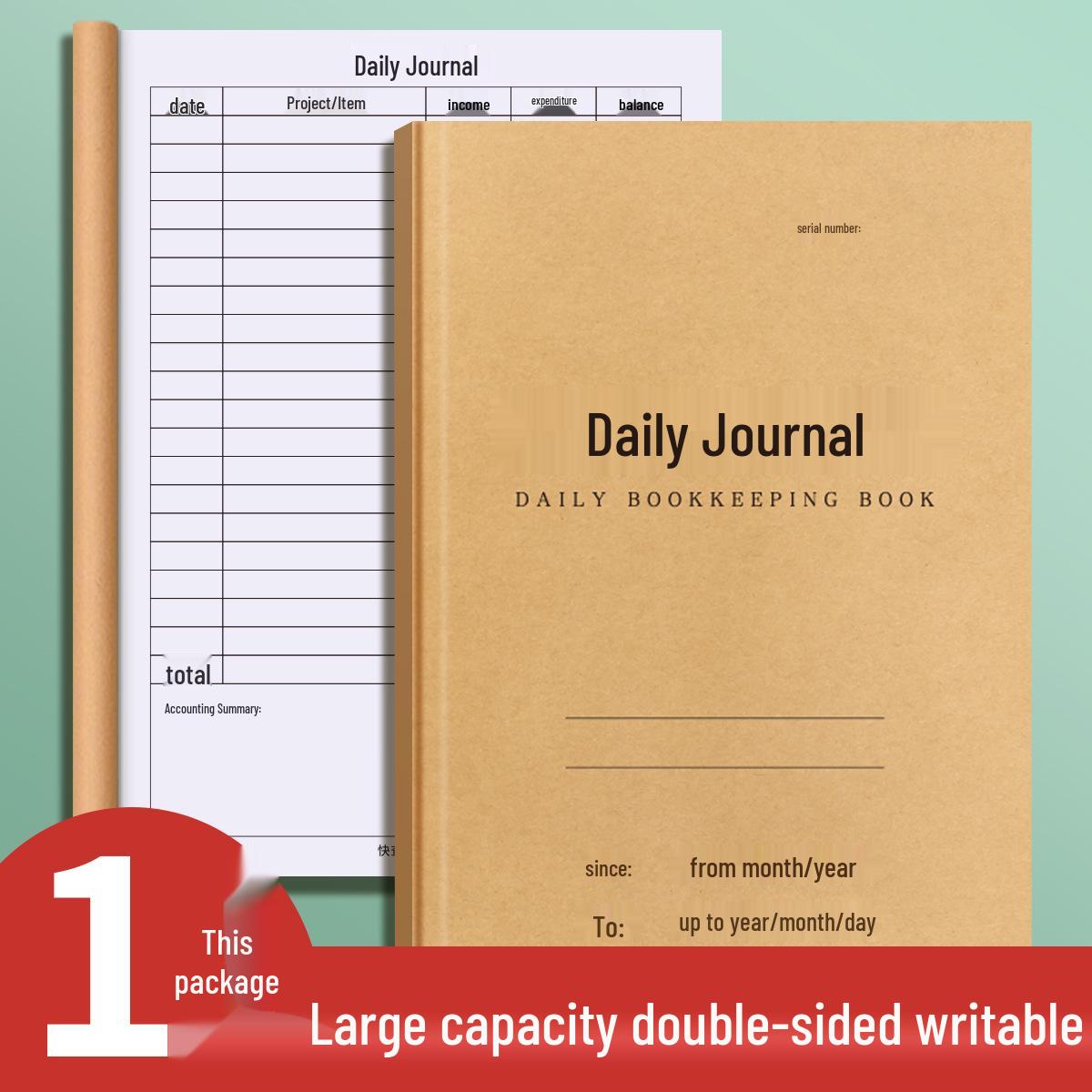 Daily Business Planner: Multifunctional Account Book with Date for Detailed Income and Expenditure Tracking