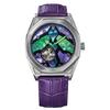 GARRACK Collaboration Watch Shin Evangelion Unit 01 Model Automatic 5 ATM Water Resistant Mineral Glass Multicolor Dial SMS-EVA-41-1 Unisex Genuine