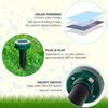 Mole Repellent 4 pcs,Solar Ultrasonic Snake Mouse Repellent Chasing Mole Trap,Mouse Repellent,Control Moles Snakes