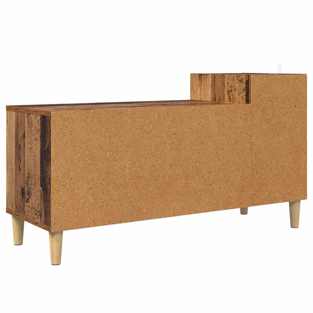 TV Cabinet 100 X 35 X 55 Cm Reclaimed Wood Engineered Wood