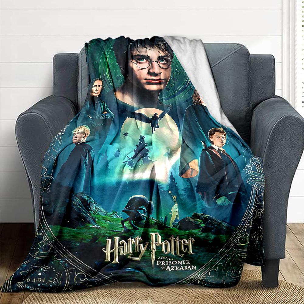 1 peça Cobertor de Flanela Harry Potter Leve Macio Quente Cobertor para Todas as Estações para Sofá, Cama, Viagem, L1028029