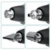 NEW 18V 4000mAh Electric Cordless Heat Gun Temperatures Adjustable Hot Air Gun With 3 Nozzles Attachments Power Tool