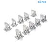 10/20Pcs Metal Fastener Clips General Use Door Sill Iron Buckle Dashboard Side Panel Audio Clips Car Retainer
