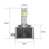 D4S High Brightness LED Car Headlight with Multiple Decoding Modes and Long Lifespan