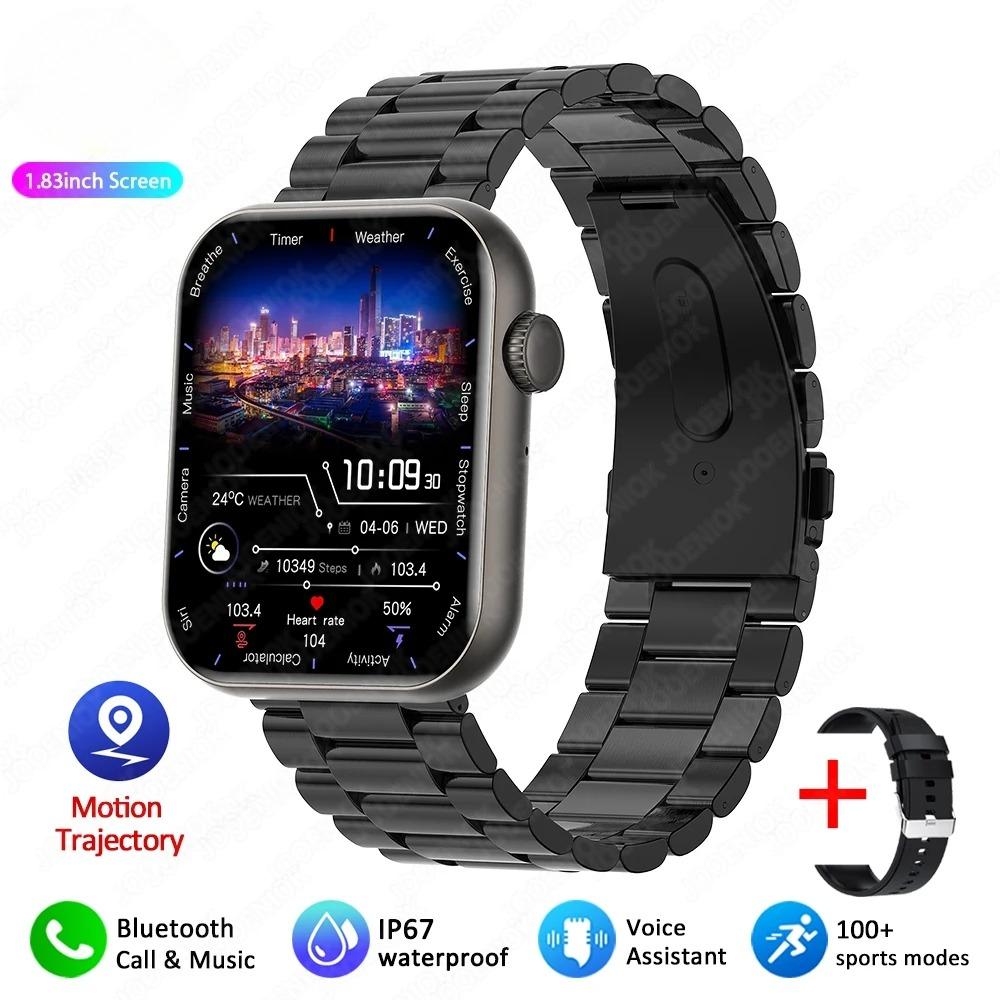 New Bluetooth Call Smart Watch Women Health Monitor Watch Customizable Dial Fitness Sports Waterproof Watch Men