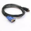HDMI-kompatibilní na VGA 1080P Adaptérový Kabel HDMI-kompatibilní Samec na VGA HD-15 Samec Propojovací Kabel